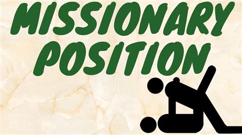 position missio|Missionary Sex Position: Intimate, Popular, and Easy